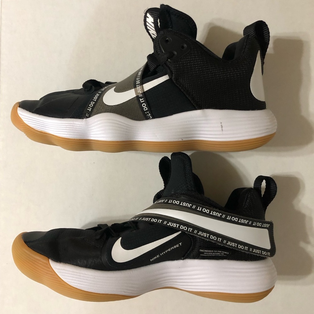Nike Hyperset men’s size 7.5 black white CI2956-010 athletic tennis shoe sneaker - Picture 6 of 13